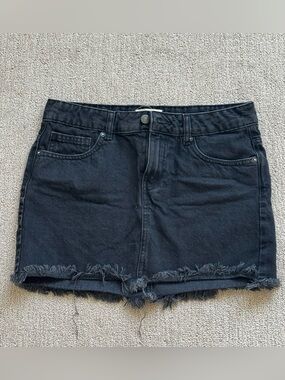 Free People Denim Mini Skirt